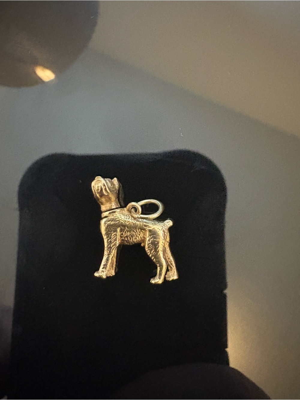 Vintage 14k Gold Boston terrier Charm - Picture 2 of 9
